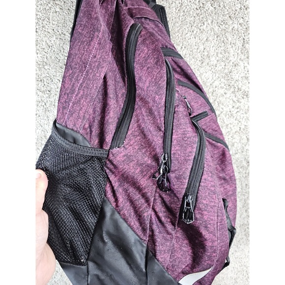 Adidas 20" Black & Heathered Purple/Pink Backpack Laptop Bag‎ 2016 - Picture 9 of 16